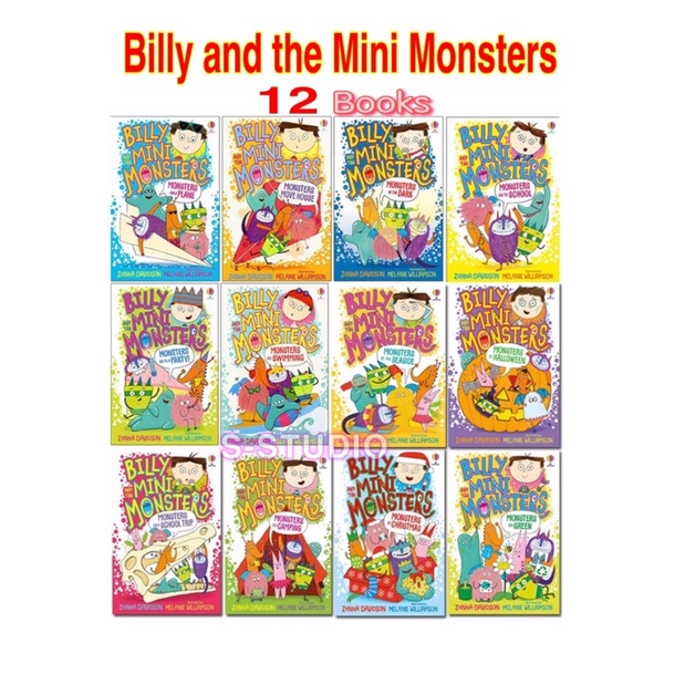 Billy and the Mini Monsters 12Books Full color Collection Set by Zanna ...