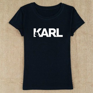 ขายดี!เสื้อยืดแขนสั้น ลายแบรนด์ Karls สีดํา สีขาว สําหรับผู้ชาย BIjkgp28EPifjn03S-5XL