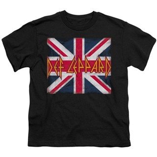 Zxwtx1 [พร้อมส่ง] เสื้อยืดผ้าฝ้าย พิมพ์ลาย Def Leppard Union Jack พลัสไซซ์ ของขวัญคริสต์มาส สําหรับผู้ชาย XS-6XLสามารถปร