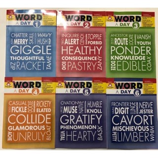 หนังสือแบบฝึกหัด A Word A Day (Evan Moor) เซต 6 เล่ม