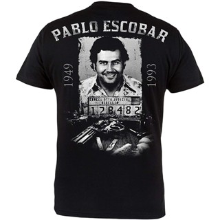 ฮอต เข้ากับทุกการแต่งกาย คลาสสิก ลําลอง Pablo Escobar. El Patron Del Mal. เสื้อยืด พิมพ์ลาย TV-Serie Fans AMkcmh78EBbajf14 สําหรับผู้ชาย