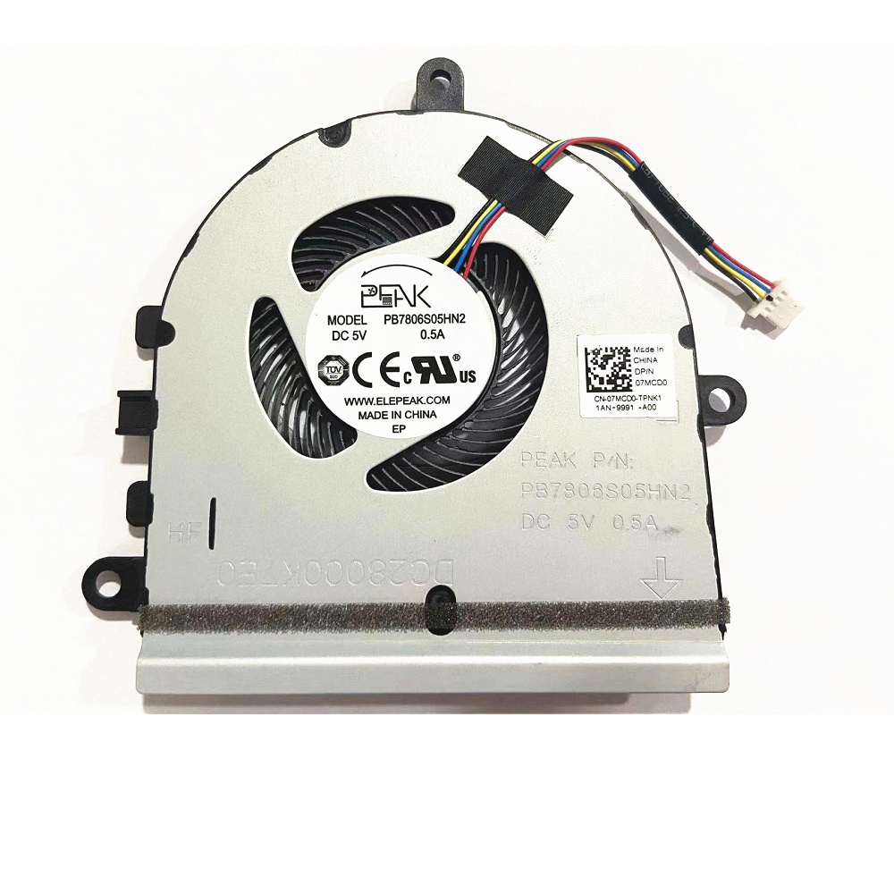 แล็ปท็อปใหม่ CPU Cooling Cooler พัดลมระบายความร้อนสําหรับ Dell Inspiron 5570 15-5575 15-5570 P75F 35