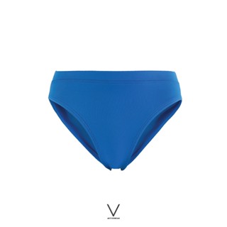 V ACTIVEWEAR SS2022 SWIMMING BRIEF BLUE กางเกงว่ายน้ำ ชับในทั้งตัวผ้าหนา กัน UV UPF 50+