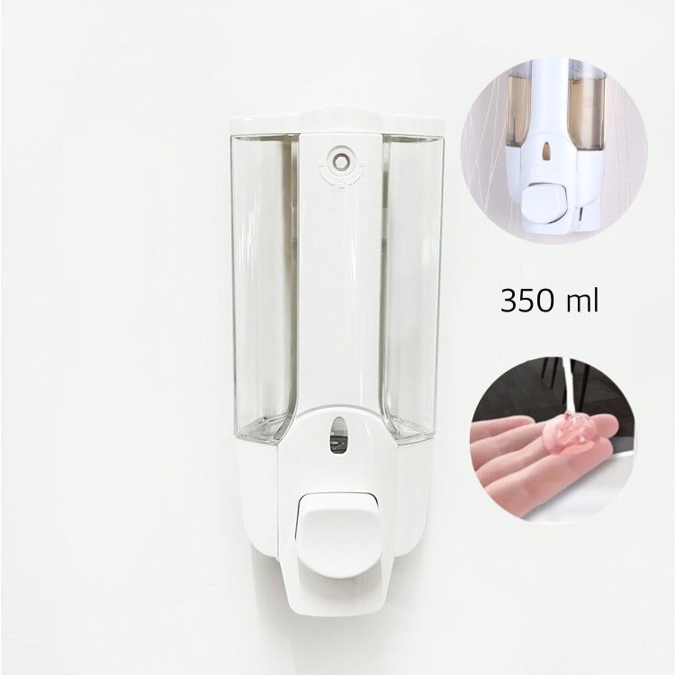 HomeDee เครื่องจ่ายสบู่เหลว ที่กดสบู่เหลวเจาะผนัง  ขนาด  350ml