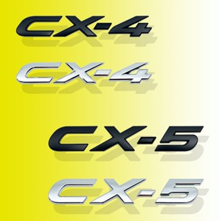 สติกเกอร์โลโก้สัญลักษณ์ สําหรับติดท้ายรถยนต์ Mazda CX-4 CX-5 CX-30 SKYACTIV CX4 CX5