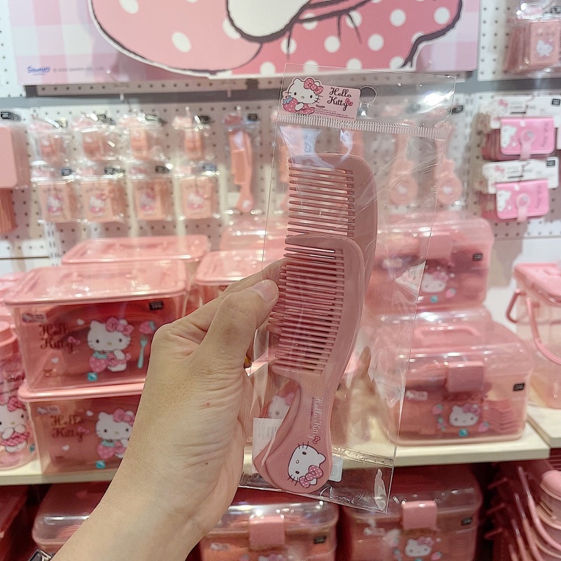 Moshi Moshi Sanrio Hello Kitty หวีพร้อมกระจก หวีเหลาผม