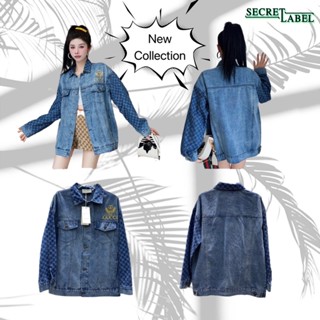 เสื้อ jacket jeans แขนยาวกระดุมปั้ม