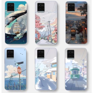 เคสโทรศัพท์มือถือ ซิลิโคนนิ่ม TPU สําหรับ vivo Y21 2020 Y21S Y33S Y21 2021