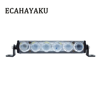 ECAHAYAKU 1pcs 7 inch 6D Lens Led Work Light bar 4x4 Offroad For Car Jeep ATV SUV 4WD Motorcycle Spot Beams car Driving