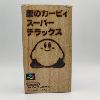 Hoshi No Kirby Super Deluxe สภาพ ปานกลาง ตลับสวย งานกล่อง [SFC] Super Famicom แถมกล่องใสกันรอยให้ด้วย