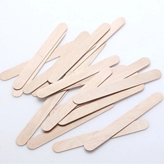 ไม้ปาดแว๊กซ์ขน 20ชิ้น Wooden Spatulas