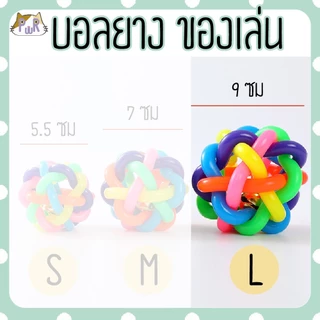 ของเล่นหมา ของเล่นขบฟัน dog's toy [บอลยาง]