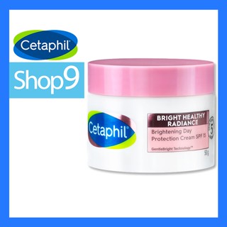 Cetaphil Bright Healthy Radiance Brightening Day Protection Cream SPF15 50g หมดอายุ 2025 เซตาฟิล ไบรท์ เฮลธ์ตี้ เรเดียนซ