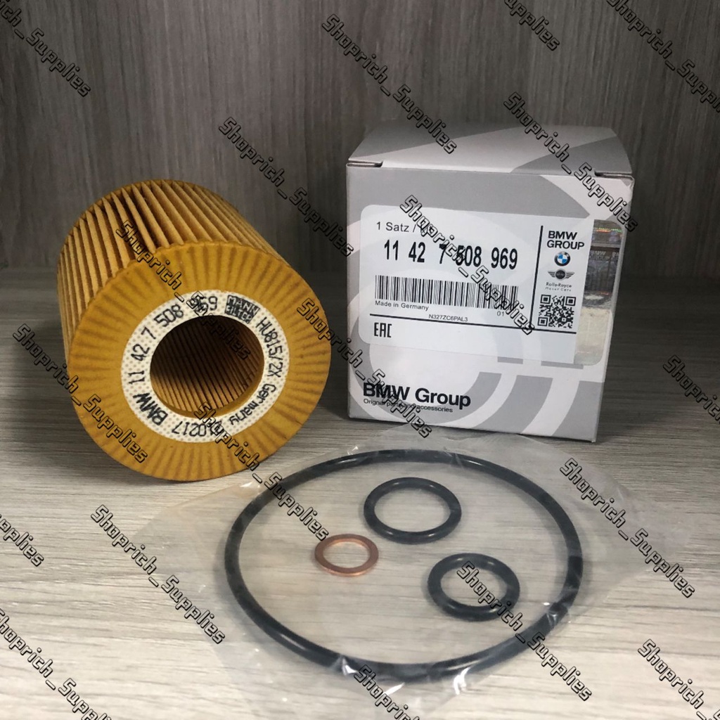 (11427508969) กรองน้ํามันเครื่อง BMW N42 N46 ENGINE E81 E82 E87 E88 E46 E61 E90 E91 E92 E93 X1 X3 Z4