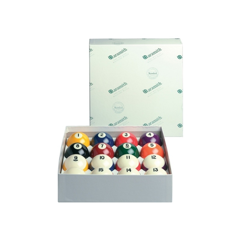 Aramith Crown ชุดลูกพูลสำหรับโต๊ะหยอดเหรียญ 2 1/4 นิ้ว Pool Ball Set with Magnetic Cue Ball 2 1/4 in