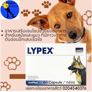 Lypex, Exp 2024 เอนไซม์​ช่วยย่อยอาหารในสุนัขและแมวที่เป็นตับอ่อนอักเสบ,Vetplus