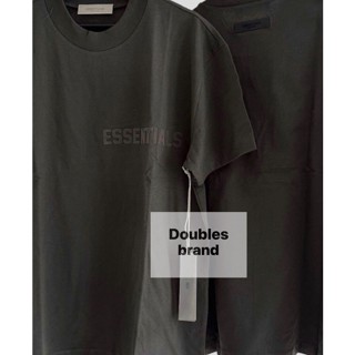 ESSENTIALS FOG BLACK TEE