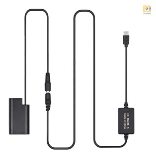 Pd สาย USB Type-C เป็นแบตเตอรี่ดัมมี่ DMW-DCC16 DC คัปเปลอร์ DMW-BLJ31 แบบเปลี่ยน สําหรับ Panasonic LUMIX S1 S1M S1R S1RM S1H