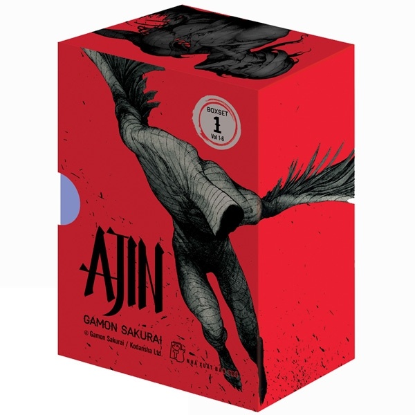 Ajin Comics - Full BoxSet 1-3 (ครบชุด เล่ม 1- 18) (มาพร้อมที่คั่นหนังสือ 3D) -Tntmana