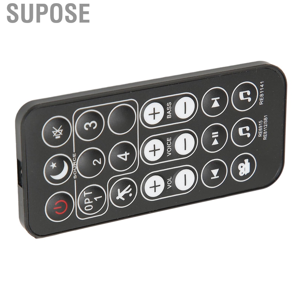 Supose RE6915 Replacement Remote Control Compatible for Polk Soundbar System 1 RE8114 RE8112