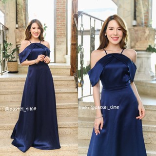 Enola Maxi Dress – Midnight Blue สีกรม