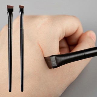 Sickle Eyeliner Brush Knife Edge Makeup Brush Ultra Thin Fine Oblique Angle Flat Head Eyebrow Brush Profession Makeup Tool