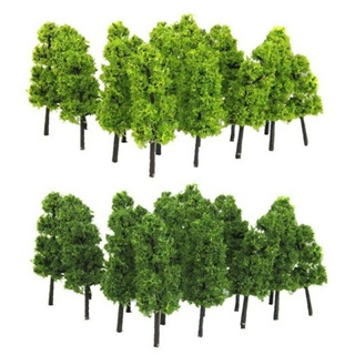 Model Trees DIY Railroad Railway Scenery 20Pcs Layout Scale Decoration