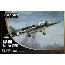 Aircraft Model Kinetic Model 1/48 KI-K48072 AV-8A HARRIER USMC