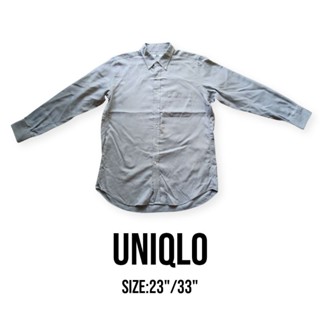 เสื้อเชิ้ตUniqloแท้ มือสอง