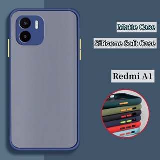 เคสโทรศัพท์ซิลิโคนใส แบบนิ่ม ผิวด้าน กันกระแทก ป้องกันกล้อง สําหรับ Redmi A2 4G A1 Plus RedmiA2 RedmiA1 A1Plus