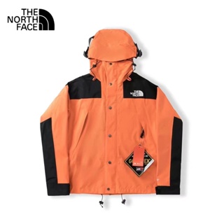 เสื้อแจ็กเก็ตลําลอง มีฮู้ด ปักลายโลโก้ The North Face กันน้ํา แฟชั่นสําหรับผู้ชาย และผู้หญิง