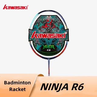 Kawasaki ไม้แบดมินตัน NINJA R6 30T 18-30LBS สําหรับผู้เล่นมืออาชีพ