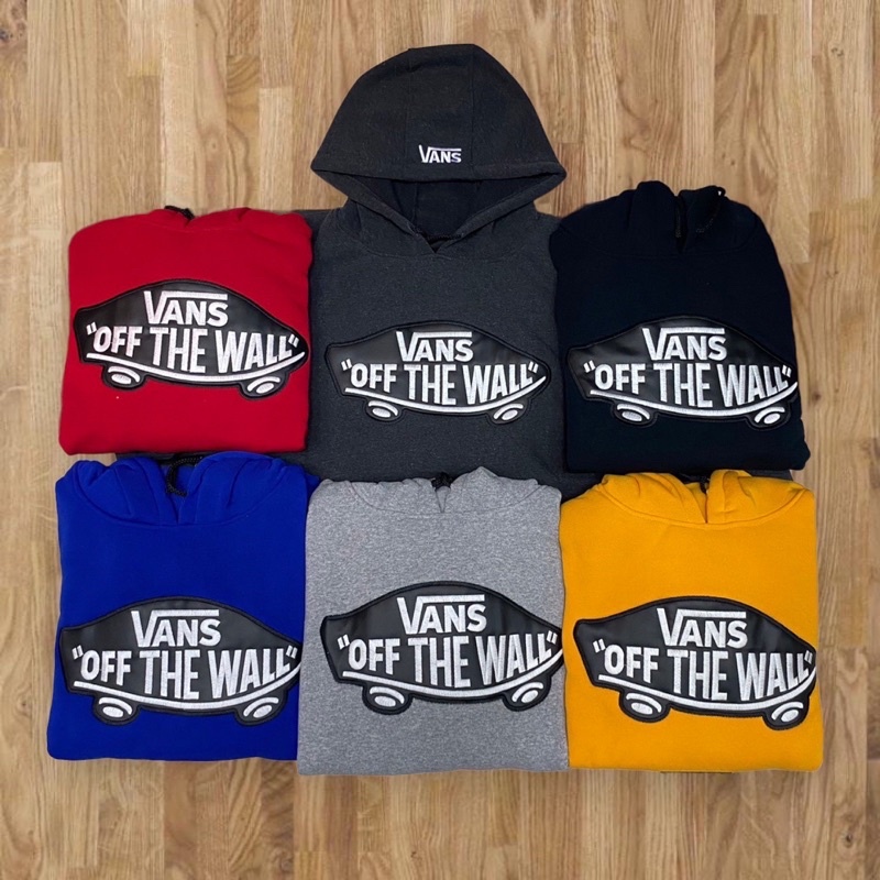 เสื้อกันหนาว เสื้อฮูด VANS เสื้อฮู้ดดี้ แขนยาว ป้ายสีดำ มีหลายสี freesize