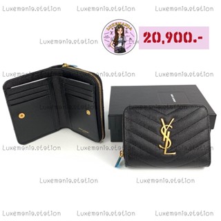 👜: New!! YSL Compact Zip Around Wallet 668288 ‼️ก่อนกดสั่งรบกวนทักมาเช็คสต๊อคก่อนนะคะ‼️