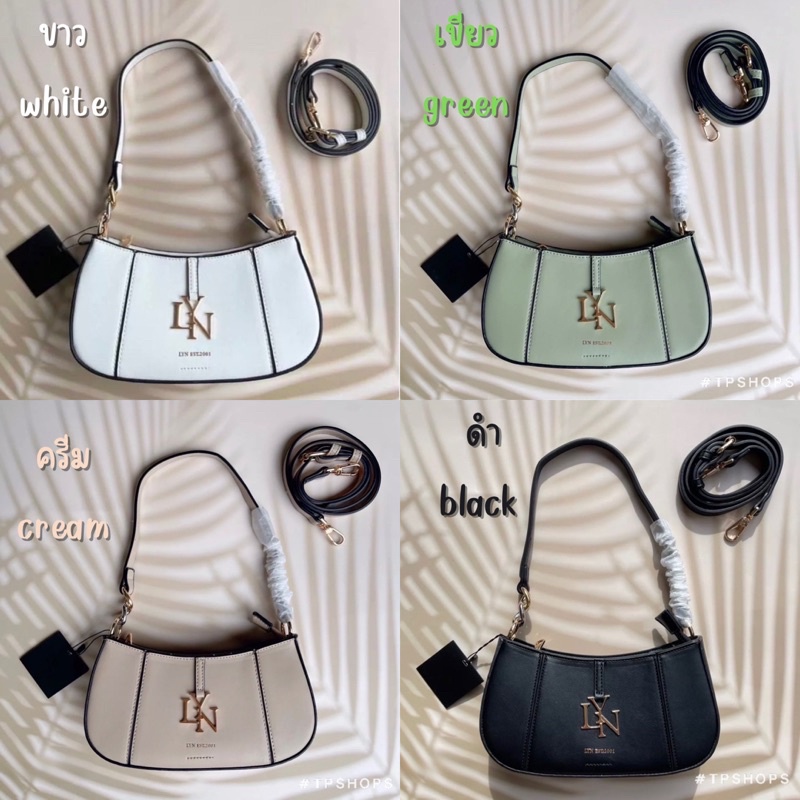 พร้อมส่ง 💓 กระเป๋าสะพายข้าง LYN ทรง hobo รุ่นใหม่  ทรงสวยคล้องไหล่สะพายข้าง งานตามหา กระเป๋าlyn ทรงพอช  สุดฮิต ✨รหัส LH