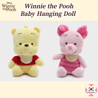 [Daiso Korea] Disney Winnie the Pooh Baby Hanging Doll (Pooh, Piglet) , Key Ring, Ring Doll