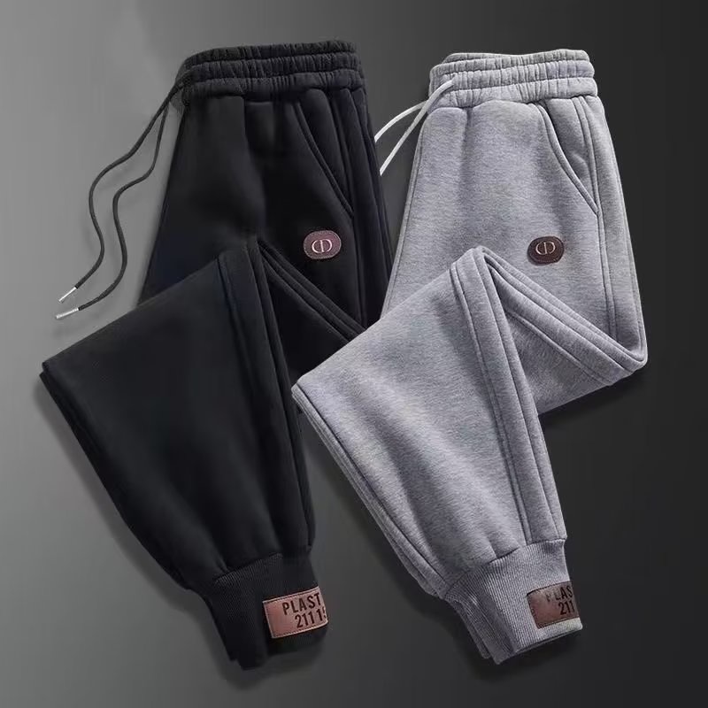 ฤดูใบไม้ร่วงกางเกงลําลองผู้ชาย M-5XL หลวมฤดูใบไม้ผลิฤดูใบไม้ร่วงถัก Sweatpants หลวม Sweatpants ชายกางเกงขนาดใหญ่นักเรียน Sweatpants