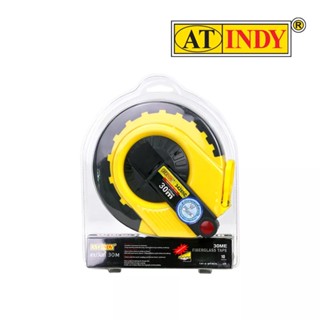 AT INDY Fiberglass Tape Close Reel เทปวัดที่ รุ่น Excellence 30 เมตร 34265C | 50 เมตร 34266C