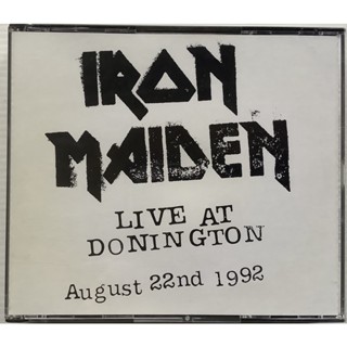 2CD 2ซีดีเพลง Iron Maiden อัลบั้ม แสดงสด Live At Donington August 22nd 1992 2 แผ่นคู่ ลิขสิทธิ์ Made in UK