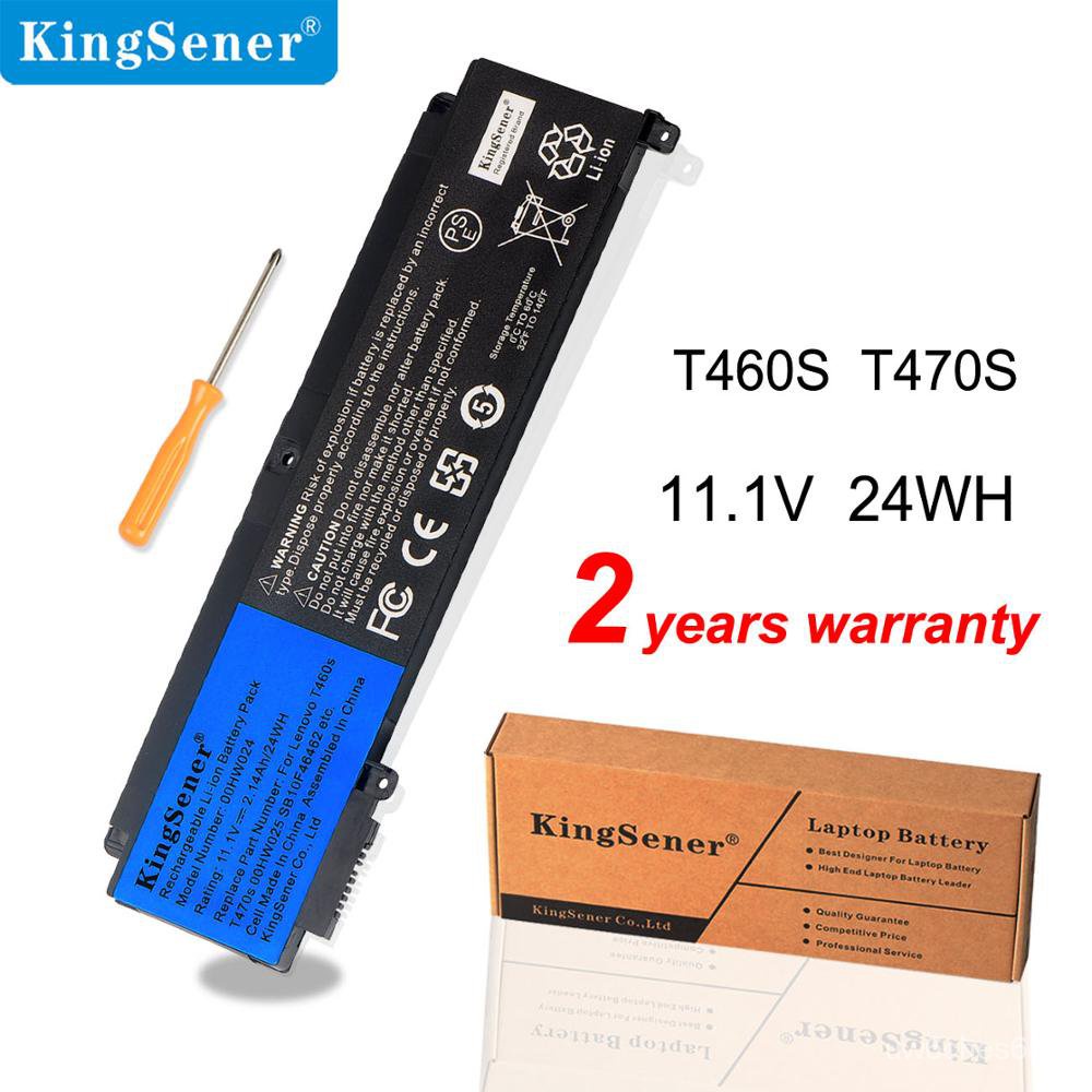 KingSener T460s แบตเตอรี่แล็ปท็อปสำหรับ Lenovo T470S 00HW024 00HW025 00HW022 01AV407 01AV406 00HW023