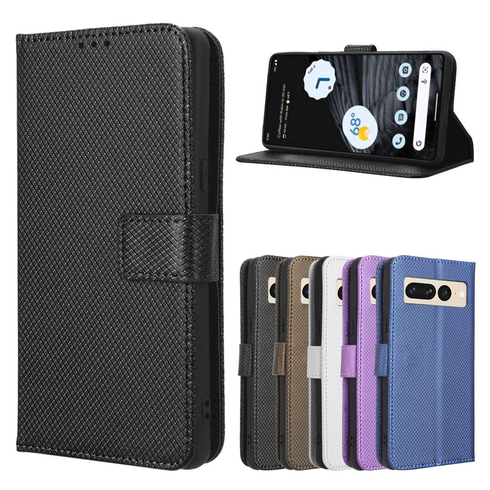 แฟชั่น Diamond Flip Cover Google Pixel 7 Pro Wallet Case Pixel7 Lanyard PU Leather Casing Card Slots