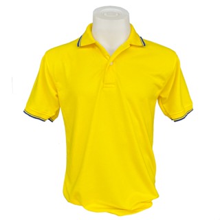 เสื้อโปโลแขนสั้น ผ้าจูติสีพื้น polo shirt