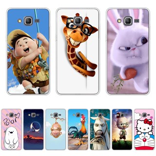 B14- เคสโทรศัพท์มือถือ ซิลิโคนนิ่ม TPU กันรอย ลายอะนิเมะน่ารัก สําหรับ Samsung Galaxy grand 2 prime prime plus prime pro