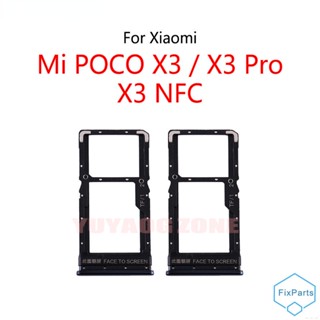 ใหม่ ถาดใส่ซิมการ์ด สําหรับ Xiaomi Mi POCO X3 NFC X3 Pro Pocophone Global