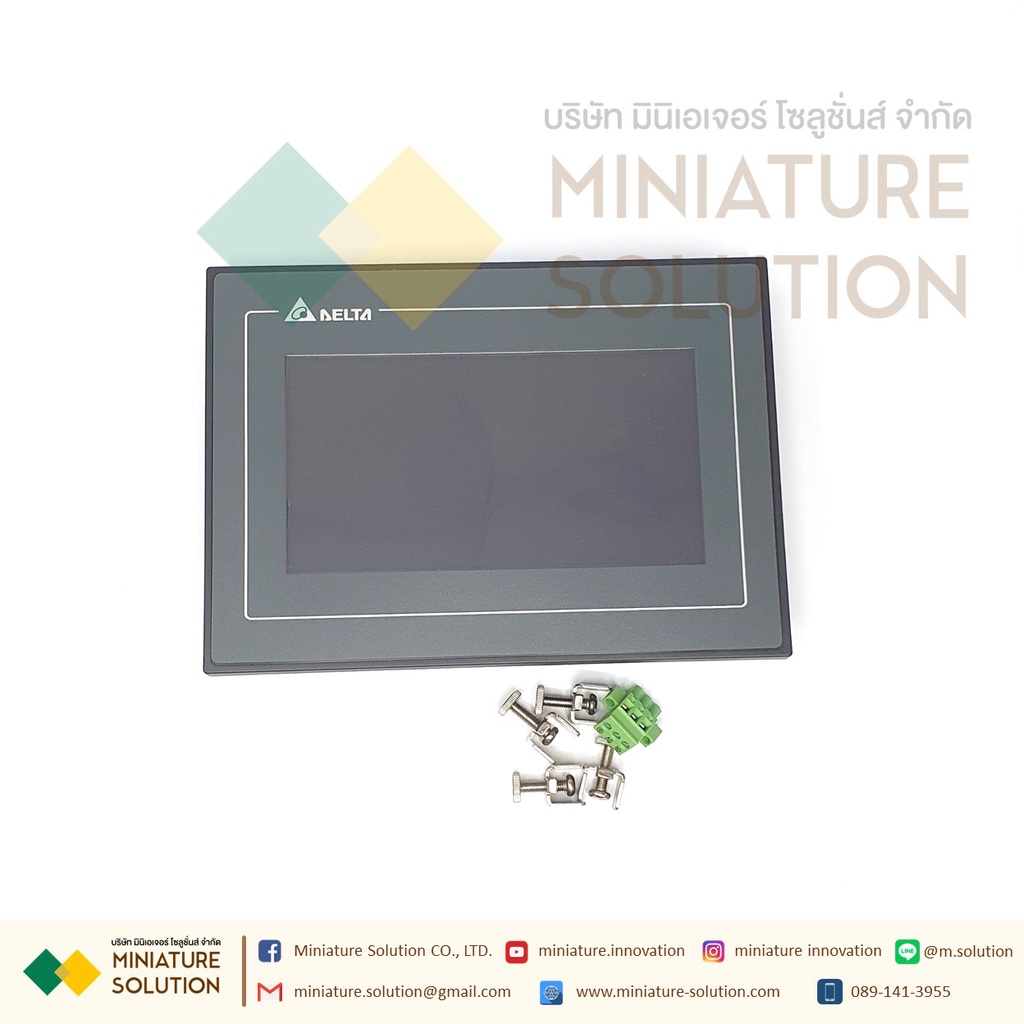 DELTA DOP-107DV HMI 7" หน้าจอสัมผัส HMI 7 ''นิ้ว Delta (Ethernet)
