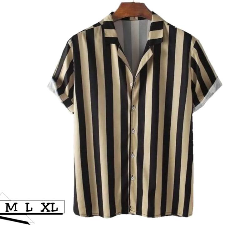 KEMEJA Best Product SHORT SLEEVED STRIP SHIRT