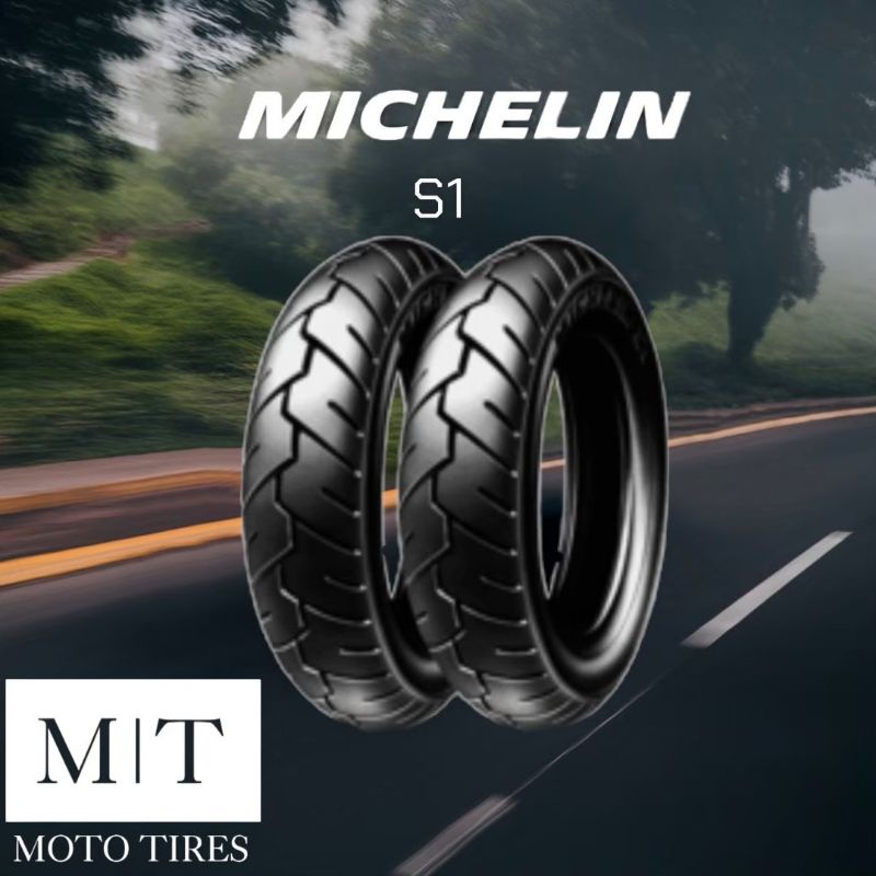Michelin S1 ขอบ​10" ยางนอกมิชลิน​สำหรับรถจักร​ยานยนต์​