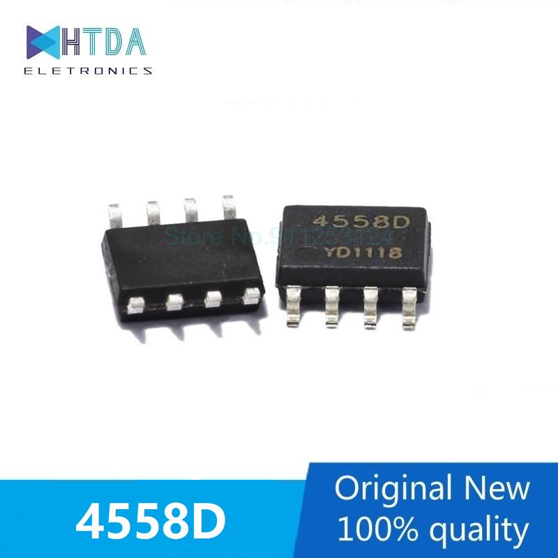 30 ชิ้น/ล็อต NJM4558D NJM4558 JRC4558D 4558 SOP8 ใหม่ฉลอง