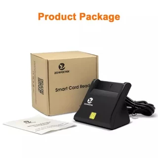 เครื่องอ่านบัตรประชาชน Smart Card Reader แบรนด์ Zoweetek ของแท้ รับประกันคุณภาพ 1 ปีเต็ม