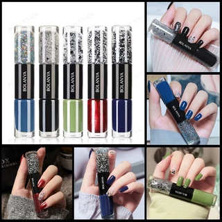 สีทาเล็บกึ่งเจล 2 in 1 ยาทาเล็บทูเวย์ สีทาเล็บ สีทาเล็บไม่ต้องอบ สีทาเล็บเจลไม่อบ ยาทาเล็บกึ่งเจล มี36สี สีสวย แห้งไว